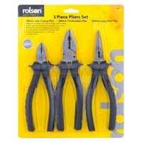 Rolson 3Pce Pliers Set